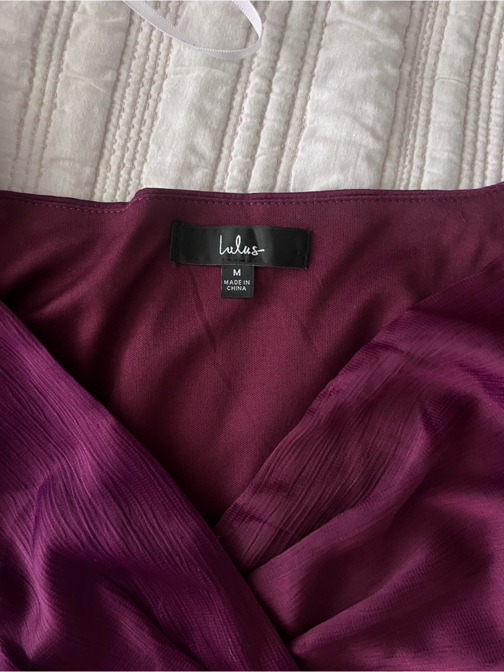 Serene Sight Plum Purple Midi Wrap Dress - Picture 7 of 9